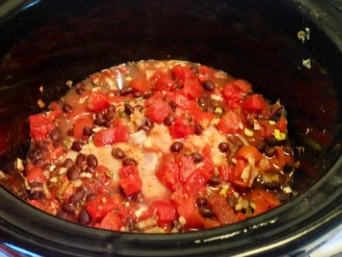 Crockpot Cremiges Mexikanisches Hähnchen
