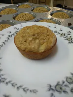 Gewürzte Bananen-Haferflocken-Muffins