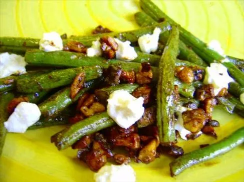 Einfach elegante grüne Bohnen