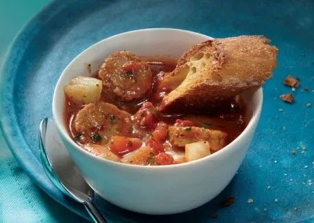 Vegetarische Fenchel-Tomaten-Suppe