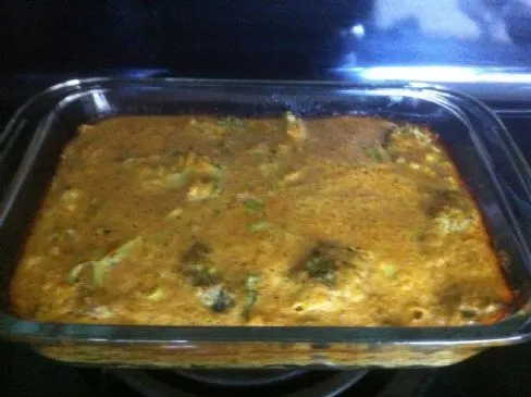 Kürbis-Brokkoli-Curry-Soufflé