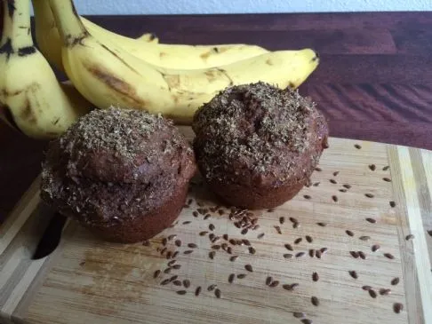 Vegane Bananen-Nutella-Muffins