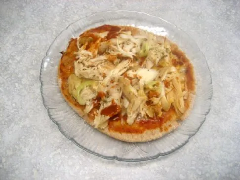 Mexikanische Hähnchen-Pita-Pizza