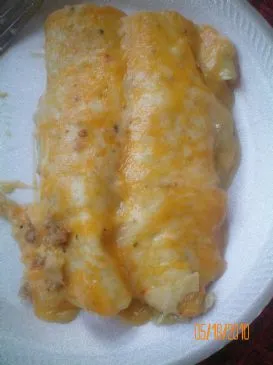 Grüne Puten-Enchiladas