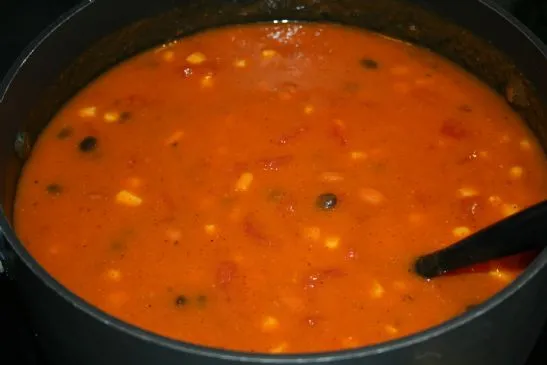 Kürbissuppe aus der Vorratskammer
