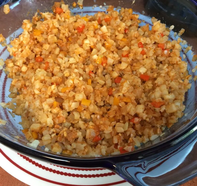 Mexikanischer Blumenkohl "Reis"