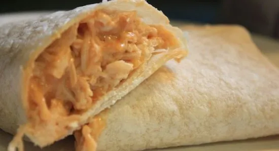 Salsa-Hühnchen-Wraps