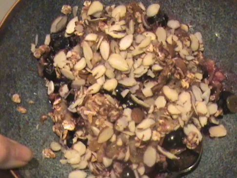 Blaubeer-Bananen-Cobbler