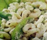 Erbsen und Pasta