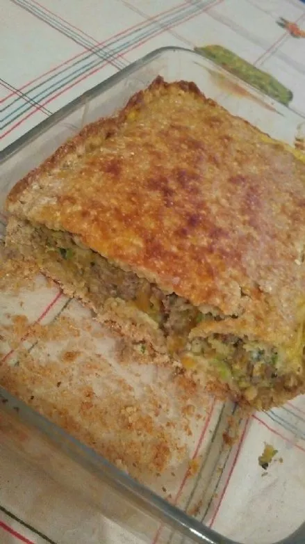 Gemüsetarte mit Hähnchen