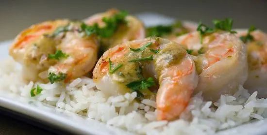 Land-Dijon-Garnelen-Pfanne