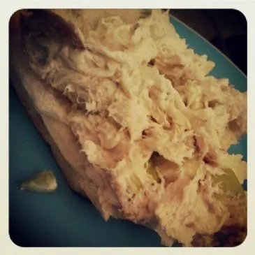 Süßer Hühnersalat-Sandwich