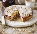 Himbeer-Bakewell-Kuchen