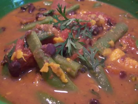 Afrikanischer Süßkartoffeleintopf