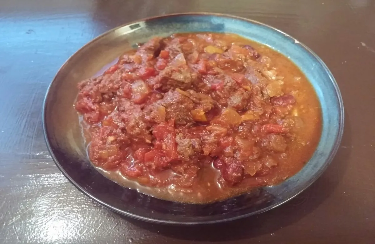 Leichtes Rindfleisch-Chili