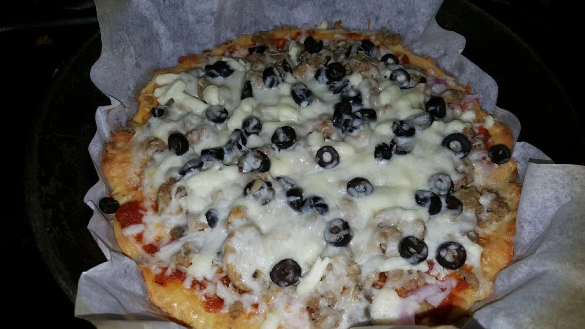 Low Carb/Keto Pizzateig