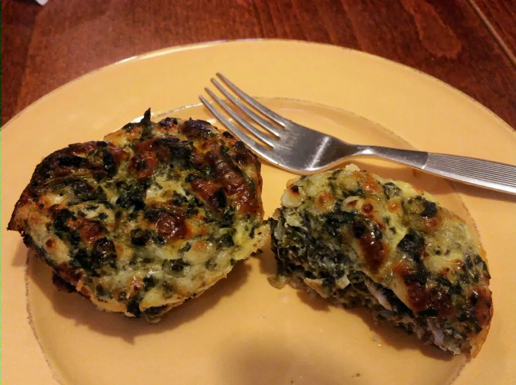 Kruste-loser Spinat-Quiche