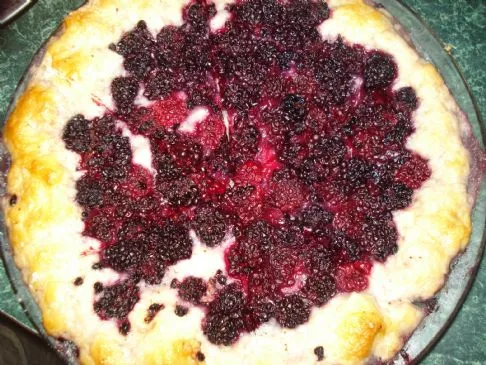 * Frischer Brombeer-Cobbler *