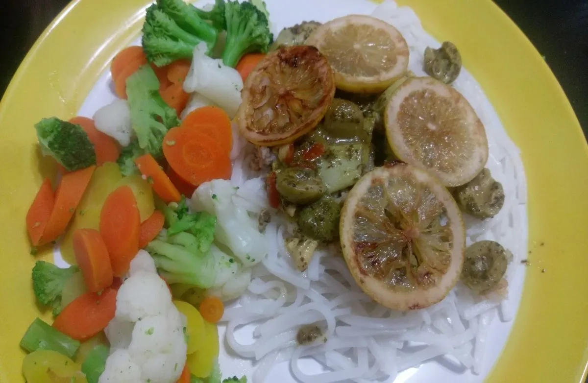 Oliven-Artischocken-Zitronensauce