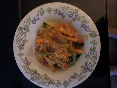 Spaghetti-Kürbis Primavera