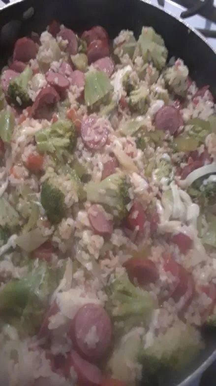 Einfache Kielbasa-Pfanne