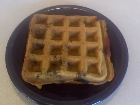 Vegane Blaubeer-Waffeln