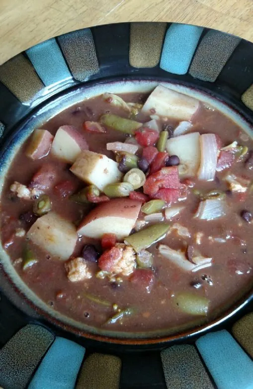 Schnelle hausgemachte Gemüsesuppe