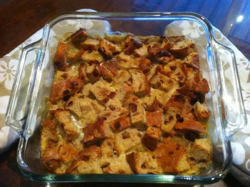 Apfelbrotpudding