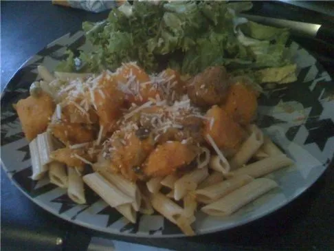 Penne mit Butternusskürbis