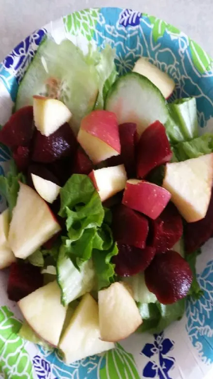 Einfacher grüner Salat