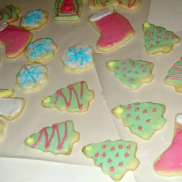 Weihnachtszuckerplätzchen