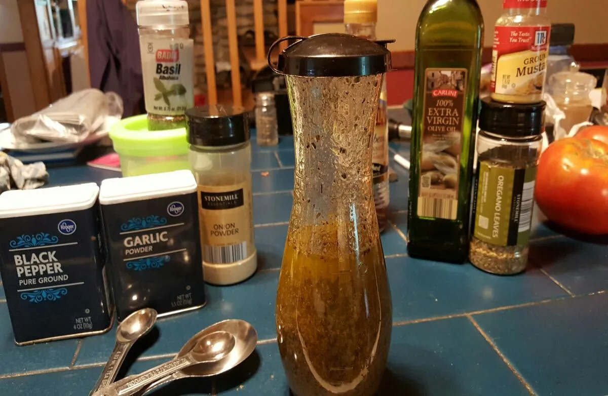 Zuckerfreies Rotweinessig-Dressing