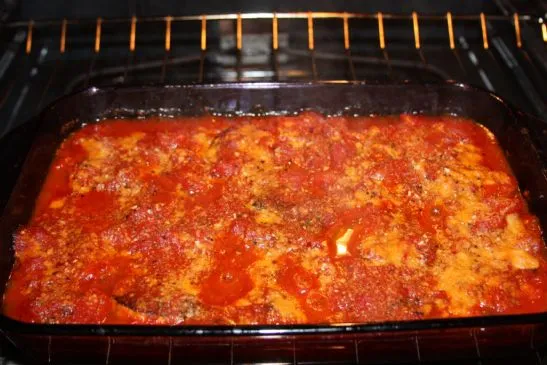 Tootsis fettgebackene Aubergine