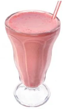 Erdbeer-Sorbet-Protein-Smoothie