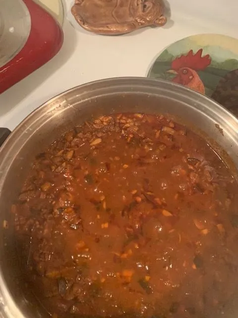 Auberginen-Pilz-Rinderchili