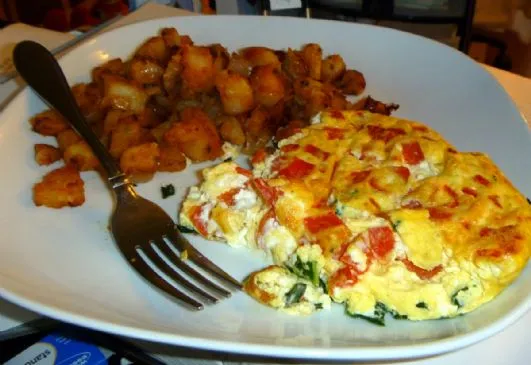 Rot-grün geschichtete Eier