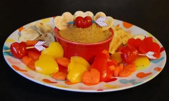 Gerösteter Paprika-Hummus