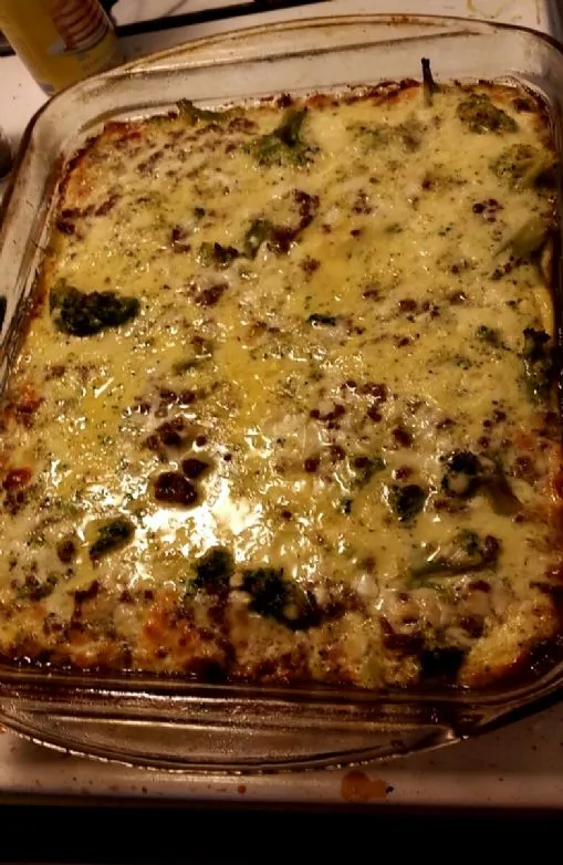 Cheeseburger-Brokkoli-Pie