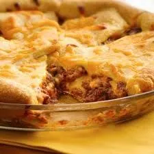 Cheeseburger-Croissant-Pie