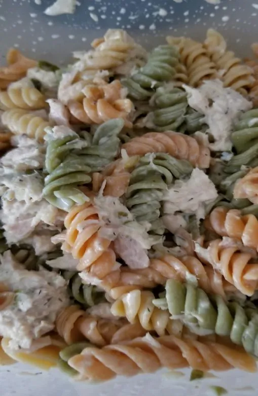 Thunfisch-Gemüse-Nudelsalat