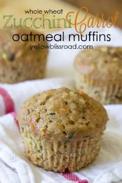 Zucchini-Möhren-Hafermuffins