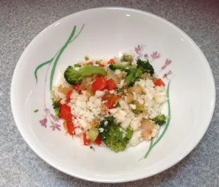 Veganer Blumenkohl "Fried" Rice