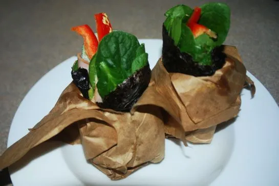 Leichte Sandwich-Wraps