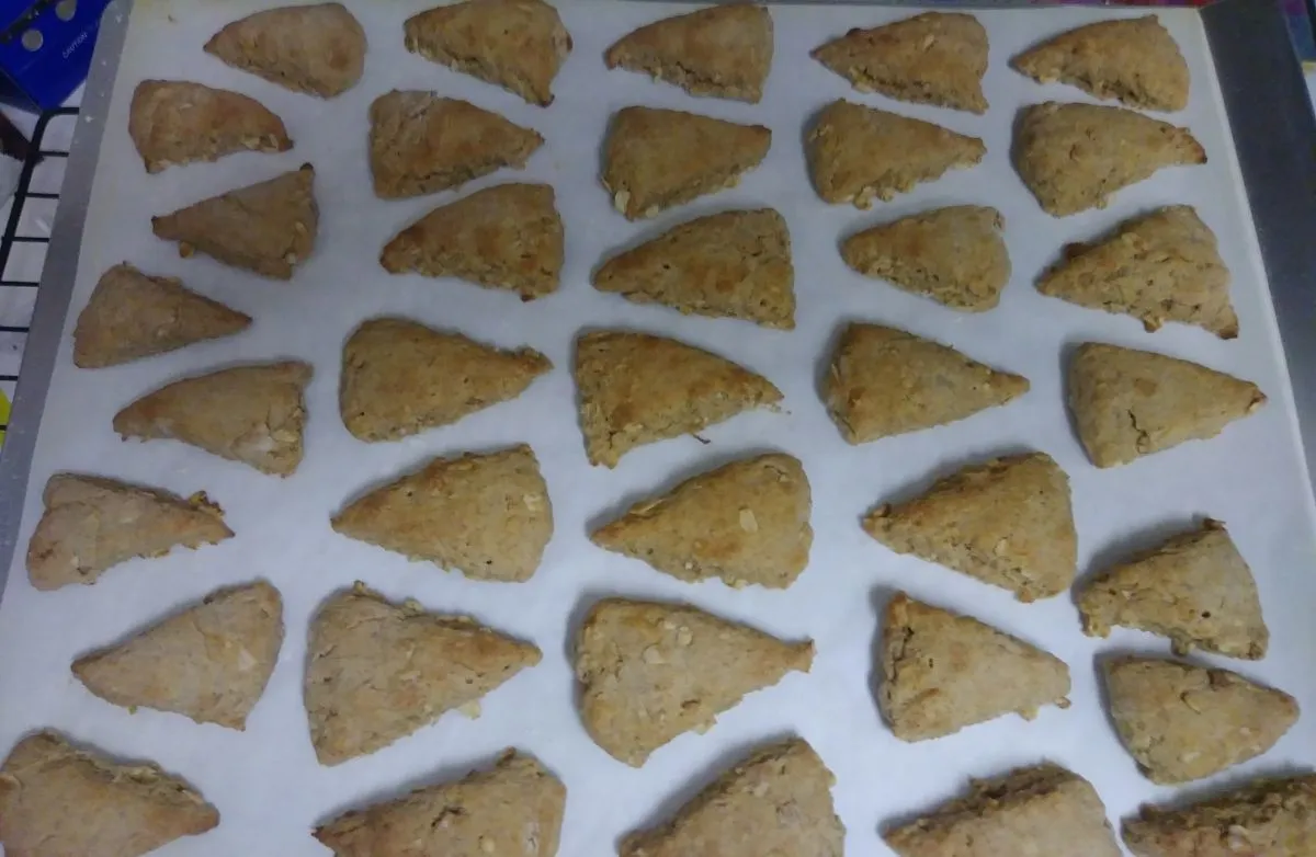 Bananen-Hafer-Scones