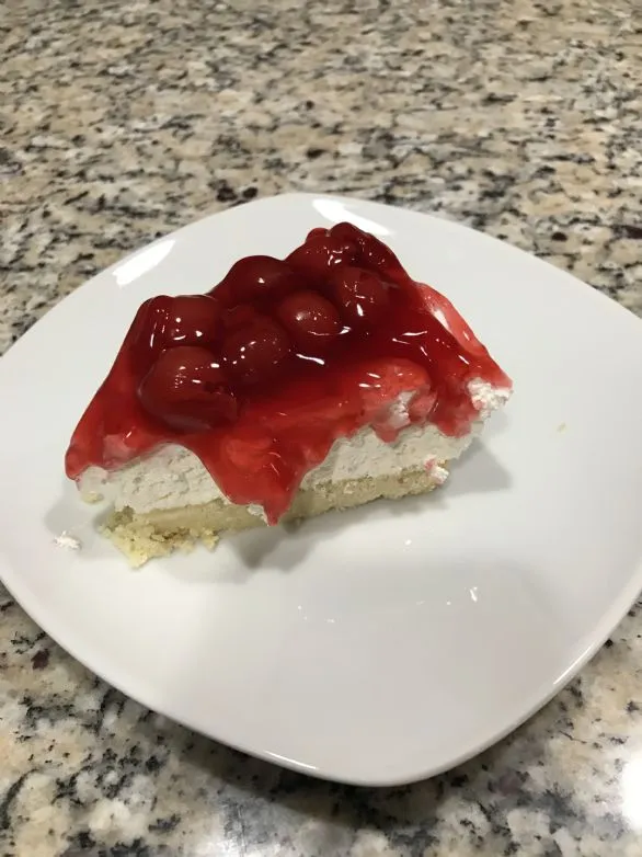 Leichter Kirschkäsekuchen