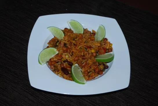 Karibischer Reis und Erbsen