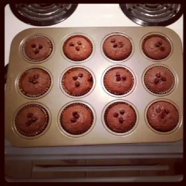 Schokoladen-Haferflocken-Muffins