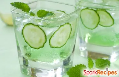 Gurken-Minzwasser
