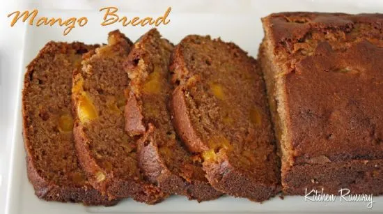 Leichtes Mango-Schnellbrot