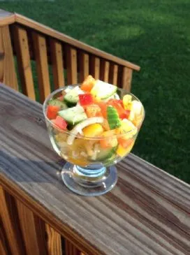 Gurken-Tomaten-Salat